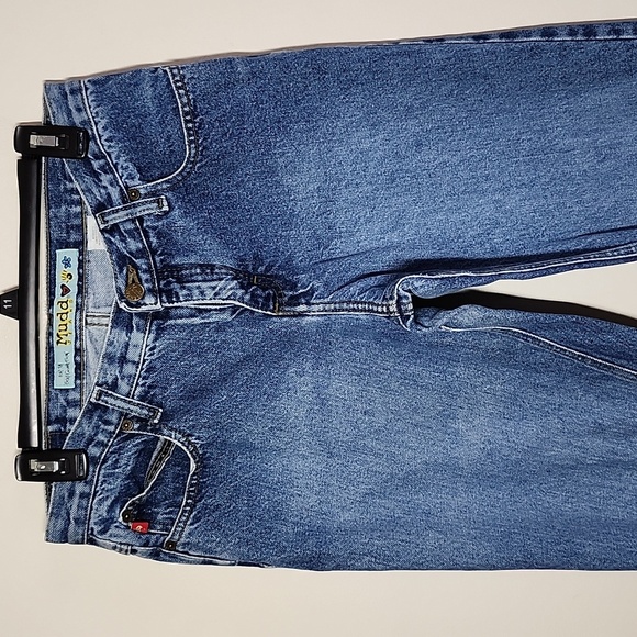 Mudd Y2K Women's Blue Jeans 100 Percent Cotton Size 13 Midrise - Picture 2 of 6
